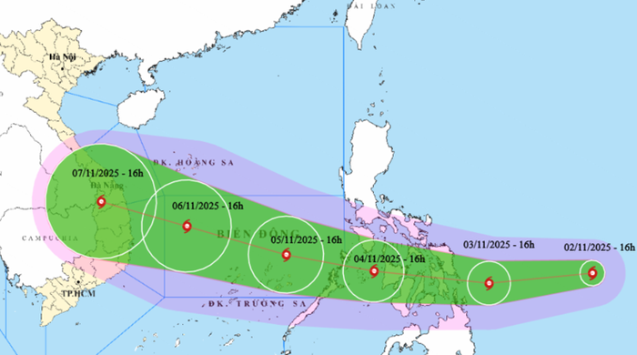 TIN BÃO GẦN BIỂN ĐÔNG    (Cơn bão KALMAEGI)